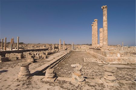 simsearch:841-03058615,k - Sabratha Roman site, UNESCO World Heritage Site, Tripolitania, Libya, North Africa, Africa Foto de stock - Con derechos protegidos, Código: 841-03058598