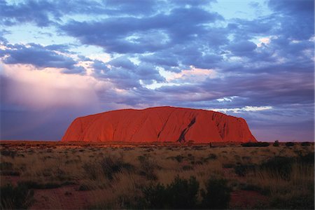 Uluru (Ayers Rock), Uluru-Kata Tjuta National Park, UNESCO World Heritage Site, Northern Territory, Australia, Pacific Stock Photo - Rights-Managed, Code: 841-03058644