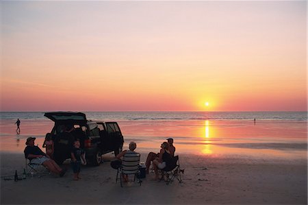 Cable Beach, Broome, Kimberley, Western Australia, Australia, Pacific Foto de stock - Con derechos protegidos, Código: 841-03058654