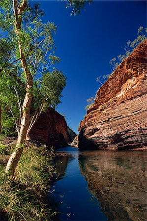 Hamersley Gorge, Karijini National Park, Pilbara, Western Australia, Australia, Pacific Stock Photo - Rights-Managed, Code: 841-03058659