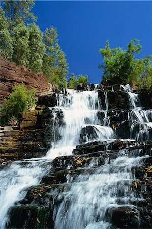 pilbara - Fortescue Falls, Karijini National Park, Pilbara, Western Australia, Australia, Pacific Stock Photo - Rights-Managed, Code: 841-03058680