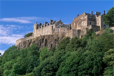 stirlingshire - Stirling Castle, Stirling, Stirlingshire, Scotland, United Kingdom, Europe Stock Photo - Rights-Managed, Code: 841-03064048