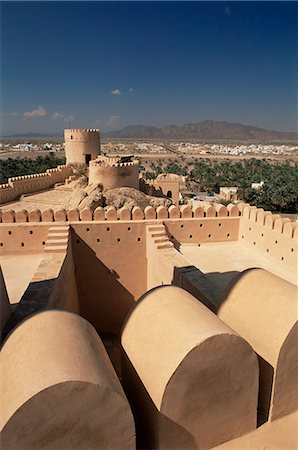 simsearch:841-03033420,k - Fort Nakhl, datant du XVIe et XVIIe siècles, Batinah Région Ouest Hadjar, Oman, Moyen-Orient Photographie de stock - Rights-Managed, Code: 841-03064152
