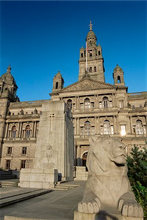 simsearch:841-03064525,k - George Square et chambres de la ville, datant de 1888, Glasgow, Écosse, Royaume-Uni, Europe Photographie de stock - Rights-Managed, Code: 841-03064226