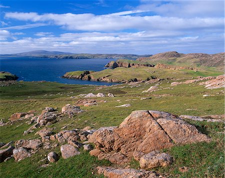 simsearch:841-03064714,k - West coast of Muckle Roe, spectacular coastal scenery of red granite, on Muckle Roe, Shetland Islands, Scotland, United Kingdom, Europe Foto de stock - Con derechos protegidos, Código: 841-03064249