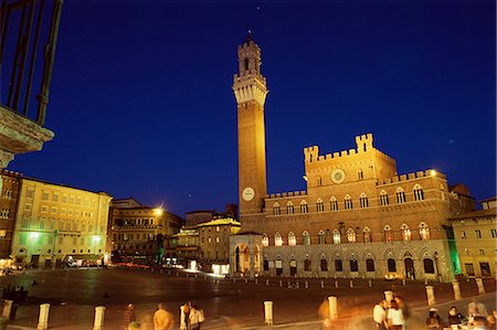 palazzo pubblico - Palazzo Pubblico, Piazza del Campo, Siena, UNESCO World Heritage Site, Tuscany, Italy, Europe Foto de stock - Con derechos protegidos, Código: 841-03064337