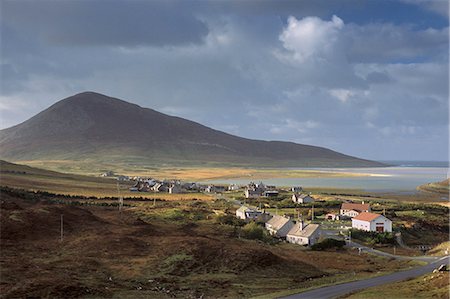 simsearch:841-03064693,k - Northton (Taobh Tuath) and Chaipaval Hill, west coast, South Harris, Outer Hebrides, Scotland, United Kingdom, Europe Fotografie stock - Rights-Managed, Codice: 841-03064568