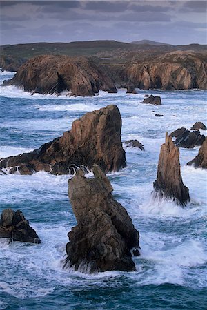 simsearch:841-03064714,k - Rugged west coast of Lewis, battered by north-westerly gales, Isle of Lewis, Outer Hebrides, Scotland, United Kingdom, Europe Foto de stock - Con derechos protegidos, Código: 841-03064627