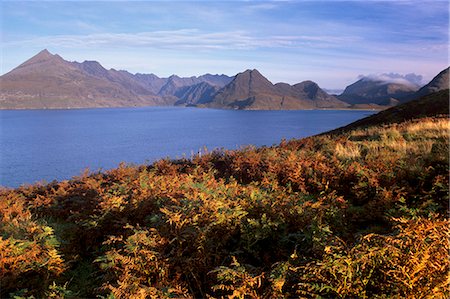simsearch:841-03064736,k - Loch Scavaig et Black Cuillins distance, Isle of Skye, Hébrides intérieures en Écosse, Royaume-Uni, Europe Photographie de stock - Rights-Managed, Code: 841-03064676