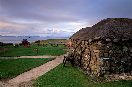 Skye Musée de la vie insulaire, Kilmuir, Trotternish, Isle of Skye, Hébrides intérieures en Écosse, Royaume-Uni, Europe Photographie de stock - Rights-Managed, Code: 841-03064685