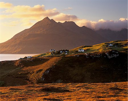 simsearch:841-07913718,k - Croftship of Elgol, Loch Scavaig and Cuillin Hills behind, at sunset, Isle of Skye, Inner Hebrides, Scotland, United Kingdom, Europe Stock Photo - Rights-Managed, Code: 841-03064693