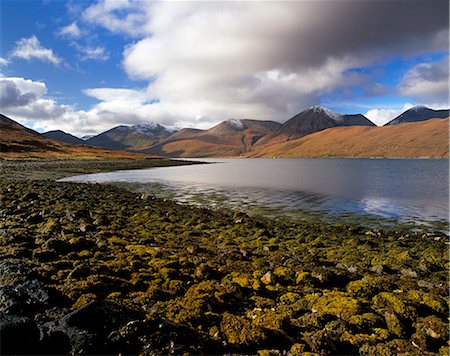 simsearch:841-03064736,k - Loch Hainort et Red Cuillins plage, île de Skye, Hébrides intérieures en Écosse, Royaume-Uni, Europe Photographie de stock - Rights-Managed, Code: 841-03064710