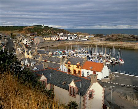 Findochty harbour, Morayshire, Scotland, United Kingdom, Europe Stock Photo - Rights-Managed, Code: 841-03064786