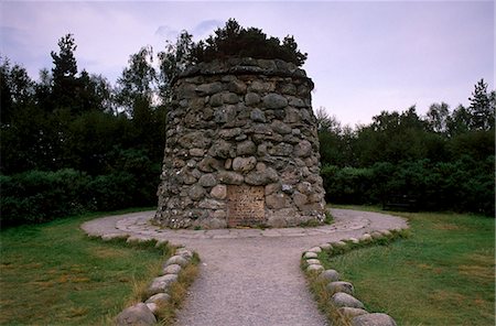 Culloden Memorial, Culloden Moor, near Inverness, Highland region, Scotland, United Kingdom, Europe Stock Photo - Rights-Managed, Code: 841-03064884