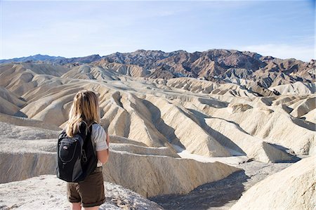 Zabriskie Point, Death Valley National Park, California, États-Unis d'Amérique, l'Amérique du Nord Photographie de stock - Rights-Managed, Code: 841-03064894