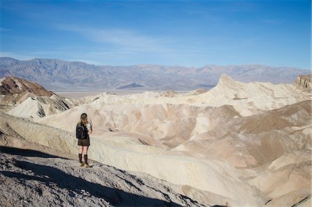 Zabriskie Point, Death Valley National Park, California, États-Unis d'Amérique, l'Amérique du Nord Photographie de stock - Rights-Managed, Code: 841-03064897