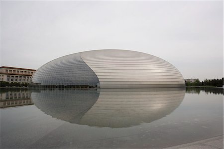 plaza de tiananmen - The National Opera Theater, Tiananmen Square, Beijing, China, Asia Foto de stock - Con derechos protegidos, Código: 841-03065009