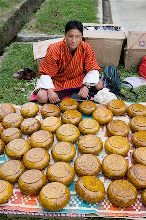 Market during Buddhist festival (Tsechu), Thimphu, Bhutan, Asia Stock Photo - Rights-Managed, Code: 841-03065043