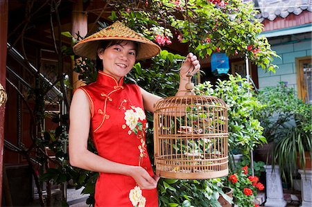 Chinese woman, Lijiang, Shangri-La region, Yunnan province, China, Asia Stock Photo - Rights-Managed, Code: 841-03065057