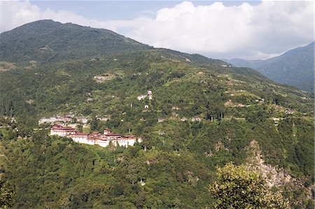 Trongsa Dzong, Trongsa, Bhoutan, Asie Photographie de stock - Rights-Managed, Code: 841-03065106