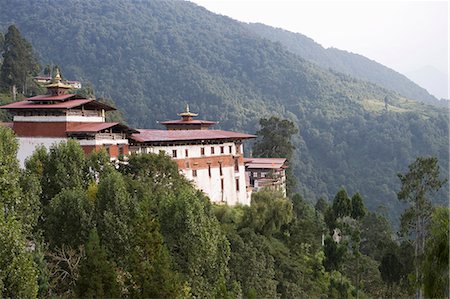 dzong - Trongsa Dzong, Trongsa, Bhoutan, Asie Photographie de stock - Rights-Managed, Code: 841-03065107