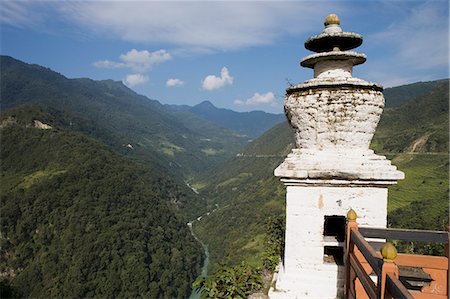 dzong - Puna Tsang River, Trongsa Dzong, Trongsa, Bhoutan, Asie Photographie de stock - Rights-Managed, Code: 841-03065114