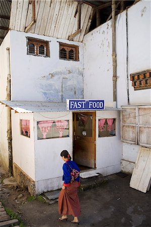 fast food city - Thimphu, Bhutan, Asia Stock Photo - Rights-Managed, Code: 841-03065142