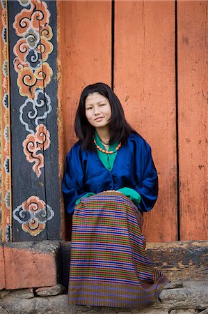 Bhutanese woman, Jankar, Bumthang, Bhutan, Asia Stock Photo - Rights-Managed, Code: 841-03065250