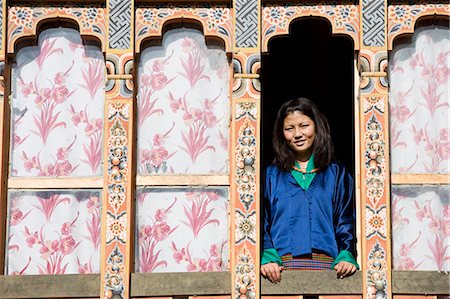 Bhutanese woman, Jankar, Bumthang, Bhutan, Asia Foto de stock - Con derechos protegidos, Código: 841-03065253