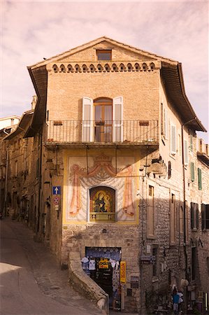 Assisi, Umbria, Italy, Europe Foto de stock - Direito Controlado, Número: 841-03065334