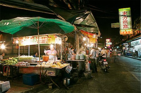 food stall - Chinatown, Bangkok, Thailand, Southeast Asia, Asia Stock Photo - Rights-Managed, Code: 841-03065407