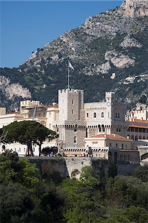 The Royal Palace, Monaco, Cote d'Azur, Europe Stock Photo - Rights-Managed, Code: 841-03065456