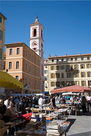 france city market - Nice, Alpes Maritimes, Provence, Cote d'Azur, French Riviera, France, Europe Stock Photo - Rights-Managed, Code: 841-03065497