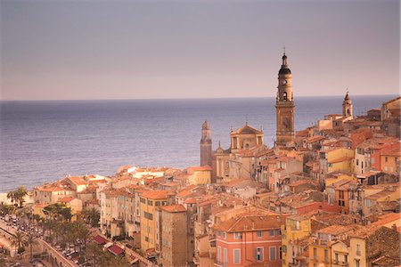 Menton, Alpes Maritimes, Provence, Côte d'Azur, French Riviera, France, Méditerranée, Europe Photographie de stock - Rights-Managed, Code: 841-03065535