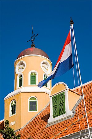simsearch:841-03060806,k - Fort Church in Fort Amsterdam, Punda District, Willemstad, Curacao, Netherlands Antilles, West Indies, Caribbean, Central America Stock Photo - Rights-Managed, Code: 841-03065584