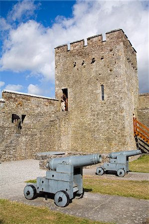 Cahir Castle, Stadt Cahir, County Tipperary, Munster, Republik Irland, Europa Stockbilder - Lizenzpflichtiges, Bildnummer: 841-03065796