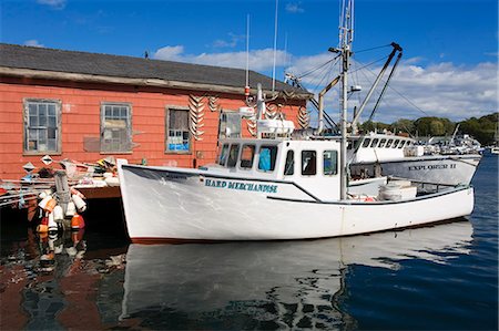 Boathouse in Rocky Neck, Gloucester, Cape Ann, Greater Boston Area, Massachusetts, New England, United States of America, North America Fotografie stock - Rights-Managed, Codice: 841-03065877