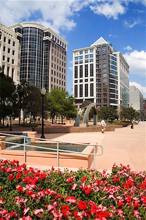 City Hall Plaza, Orlando, Florida, United States of America, North America Stock Photo - Rights-Managed, Code: 841-03065898