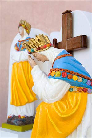 sint maarten - Shrine to Our Lady of La Sallette, Catholic Church, Philipsburg, St. Maarten, Netherlands Antilles, Leeward Islands, West Indies, Caribbean, Central America Foto de stock - Direito Controlado, Número: 841-03065960