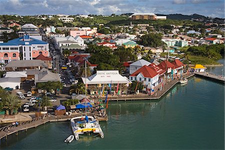 st john's - St. Johns front de mer, île d'Antigua, Antigua et Barbuda, îles de sous-le-vent, Lesser Antilles, Antilles, Caraïbes, Amérique centrale Photographie de stock - Rights-Managed, Code: 841-03066017