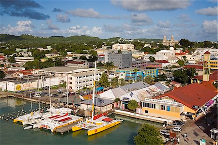 St. Johns waterfront, Antigua Island, Antigua and Barbuda, Leeward Islands, Lesser Antilles, West Indies, Caribbean, Central America Stock Photo - Rights-Managed, Code: 841-03066018