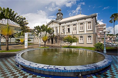 Théâtre municipal, Fort-de-France, Martinique, Antilles françaises, Antilles, Caraïbes, Amérique centrale Photographie de stock - Rights-Managed, Code: 841-03066051