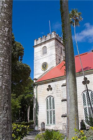 st michael's cathedral - Cathédrale, Bridgetown, Barbade, Antilles, Caraïbes Saint-Michel, Amérique centrale Photographie de stock - Rights-Managed, Code: 841-03066077