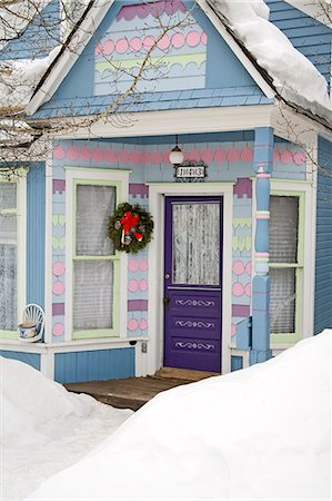 simsearch:841-03055339,k - House detail, City of Leadville, Rocky Mountains, Colorado, United States of America, North America Fotografie stock - Rights-Managed, Codice: 841-03066160