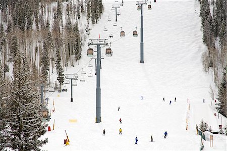 simsearch:841-03066141,k - Lionshead Village ski run, Vail Ski Resort, Rocky Mountains, Colorado, United States of America, North America Fotografie stock - Rights-Managed, Codice: 841-03066180