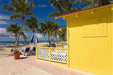 Beach cabana, Princess Cays, Eleuthera Island, Bahamas, West Indies, Central America Stock Photo - Rights-Managed, Code: 841-03066277