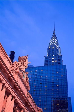 simsearch:841-03031336,k - Grand Central Station and the Empire State Building, Midtown Manhattan, New York City, New York, United States of America, North America Stock Photo - Rights-Managed, Code: 841-03066358