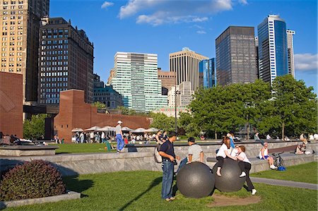 simsearch:841-03066414,k - Robert F. Wagner Park, Lower Manhattan, New York City, New York, United States of America, North America Stock Photo - Rights-Managed, Code: 841-03066423