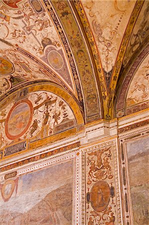 Ceiling detail, Palazzo Vecchio, Florence, Tuscany, Italy, Europe Stock Photo - Rights-Managed, Code: 841-03066529