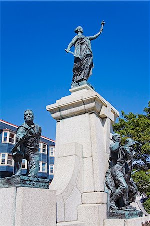 st john's - War Memorial, St. John's City, Newfoundland, Canada, North America Foto de stock - Con derechos protegidos, Código: 841-03066585